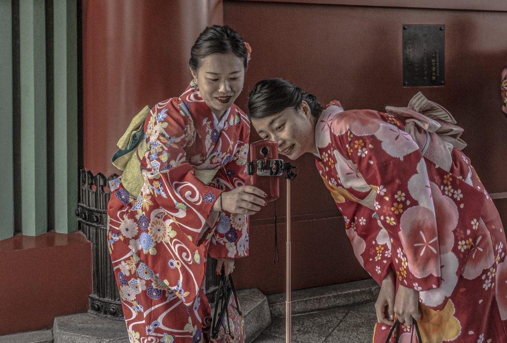 Viajes a Japón Kimonos, Tokio, viajes fotográficos.