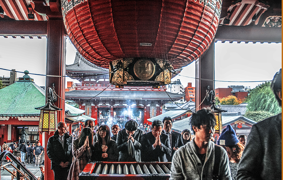 Viajes a Japón Templo Senso-ji Tokio, viajes fotográficos